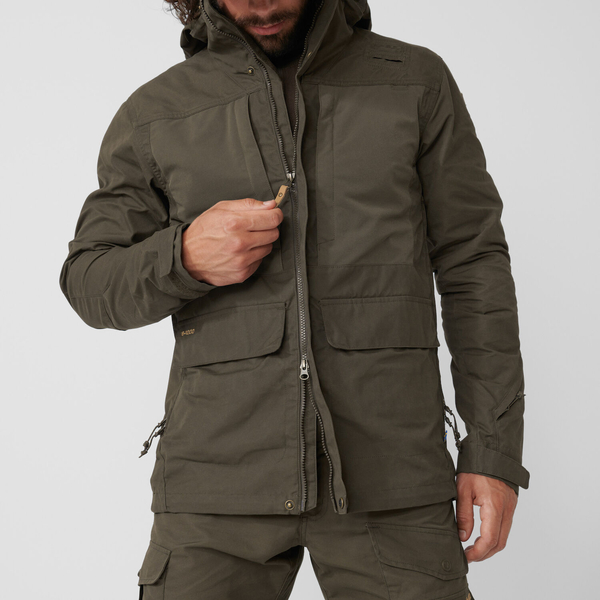 Férfi kabát Fjällräven Lappland Hybrid Dark Olive 2 Férfi kabát Fjällräven Lappland Hybrid Dark Olive 2