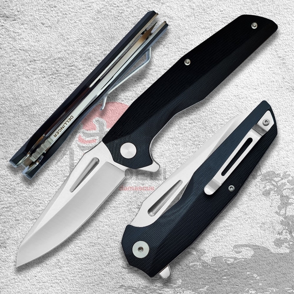 Összecsukható kés Dellinger Coyotte Flipper - fekete 1 Összecsukható kés Dellinger Coyotte Flipper - fekete 1